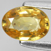 1.31 Ct. Oval Shape Natural Yellow Color Zircon Gemstone