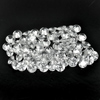 White Zircon 41.73 Ct. 68 Pcs. Round Diamond Cut 4.9 Mm. Natural Gems Cambodia