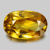 Yellow Zircon 4.86 Ct. Oval Shape 11 x 7.1 Mm. Natural Gemstone From Cambodia