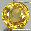 Yellow Zircon 4.69 Ct. VS Round Shape 9 Mm. Natural Gemstone From Cambodia