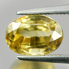 Yellow Zircon 3.55 Ct. Oval Shape 9.1 x 6.5 Mm. Natural Gemstone Cambodia