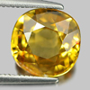 Yellow Zircon 4.59 Ct. Cushion Shape 8.9 x 8.7 Mm. Natural Gemstone Cambodia