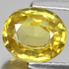 Yellow Zircon 2.22 Ct. Oval Shape Size 8 x 6.8 Mm. Natural Gemstone Cambodia