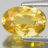 Yellow Zircon 3.30 Ct. VVS Oval Shape 9.7 x 6.7 Mm. Natural Gemstone Cambodia