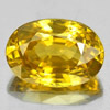 Yellow Zircon 8.48 Ct. VVS Oval Shape 12.7 x 8.9 Mm. Natural Gemstone Cambodia