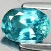 2.15 Ct. Delightful Oval Shape Natural Gem Blue Color Zircon