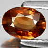 Calibrate Size 0.94 Ct. Oval Natural Gem Yellowish Brown Zircon