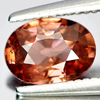 Natural Gemstone 0.98 Ct. Good Oval Shape Pinkish Brown Zircon