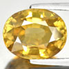 Yellow Zircon 7.04 Ct. VVS Oval Shape 12.2 x 9.7 Mm. Natural Gemstone Cambodia