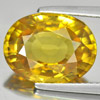 Yellow Zircon 8.17 Ct. Oval Shape 13.3 x 10 Mm. Natural Gemstone From Cambodia