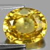 Yellow Zircon 9.18 Ct. Clean Oval 12.4 x 10 Mm. Natural Gemstone From Cambodia