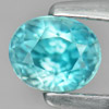 Blue Zircon 0.95 Ct. Clean Oval Shape 5.3 x 4.4 Mm. Natural Gemstone Cambodia Blue Zircon 0.95 Ct. Clean Oval Shape 5.3 x 4.4 Mm. Natural Gemstone Cambodia
