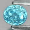 Blue Zircon 0.92 Ct Clean Oval Shape 4.8 x 4.2 Mm Natural Gemstone From Cambodia Blue Zircon 0.92 Ct Clean Oval Shape 4.8 x 4.2 Mm Natural Gemstone From Cambodia