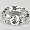 Natural White Zircon Gemstone 1.18 Ct. Oval Shape 7.1 x 5.1 Mm. From Cambodia Natural White Zircon Gemstone 1.18 Ct. Oval Shape 7.1 x 5.1 Mm. From Cambodia