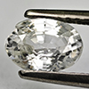 Natural White Zircon Gemstone 1.12 Ct. Oval Shape 7 x 5 Mm. From Cambodia Natural White Zircon Gemstone 1.12 Ct. Oval Shape 7 x 5 Mm. From Cambodia