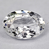Natural White Zircon Gemstone 1.17 Ct. Oval Shape 7 x 5 Mm. Natural White Zircon Gemstone 1.17 Ct. Oval Shape 7 x 5 Mm.