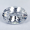 Natural White Zircon Gemstone 1.18 Ct. Oval Shape 7.1 x 5.1 Mm. Natural White Zircon Gemstone 1.18 Ct. Oval Shape 7.1 x 5.1 Mm.