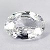Natural White Zircon Gemstone 1.07 Ct. Oval Shape 7.1 x 5.1 Mm. Natural White Zircon Gemstone 1.07 Ct. Oval Shape 7.1 x 5.1 Mm.