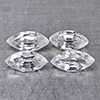 Natural White Zircon 3.52 Ct. 4 Pcs Marquise Shape 8.1 x 4 Mm Gemstones