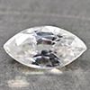Natural White Zircon 1.05 Ct. Marquise Shape 8.1 x 4.2 Mm Gemstone from Cambodia