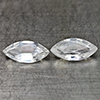 Natural White Zircon 1.53 Ct. Marquise Shape 8 x 4.1 Mm Gemstones From Cambodia