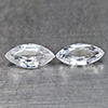 Natural White Zircon 1.63 Ct. Marquise Shape 8.2 x 4.1 Mm Gemstones