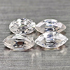 Natural Gems White Color Zircon 1.87 Ct. Mixed Shape