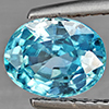 Natural Blue Zircon 2.41 Ct. Oval Shape 8.3 x 6.6 Mm Gemstone from Cambodia Natural Blue Zircon 2.41 Ct. Oval Shape 8.3 x 6.6 Mm Gemstone from Cambodia