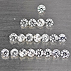 Natural White Zircon Gemstones 0.85 Ct. 20 Pcs. Round Diamond Cut 1.8 Mm Natural White Zircon Gemstones 0.85 Ct. 20 Pcs. Round Diamond Cut 1.8 Mm