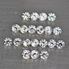 Natural White Zircon Gemstones 0.82 Ct. 20 Pcs. Round Diamond Cut 1.8 Mm Natural White Zircon Gemstones 0.82 Ct. 20 Pcs. Round Diamond Cut 1.8 Mm