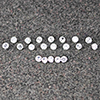 Natural White Zircon Gemstones 0.80 Ct. 20 Pcs. Round Diamond Cut 1.8 Mm Natural White Zircon Gemstones 0.80 Ct. 20 Pcs. Round Diamond Cut 1.8 Mm