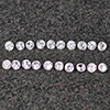 Natural White Zircon Gemstones 0.42 Ct. 20 Pcs. Round Diamond Cut 1.4 Mm Natural White Zircon Gemstones 0.42 Ct. 20 Pcs. Round Diamond Cut 1.4 Mm