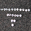 Natural White Zircon Gemstones 0.41 Ct. 20 Pcs. Round Diamond Cut 1.4 Mm Natural White Zircon Gemstones 0.41 Ct. 20 Pcs. Round Diamond Cut 1.4 Mm