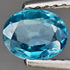 Natural Blue Zircon 1.05 Ct. Oval Shape 6.5 x 5.1 Mm Gemstone from Cambodia