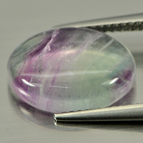 Exquisite 6.61 Ct. Gemstone Oval Cabochon Natural Fluorite From Brazil