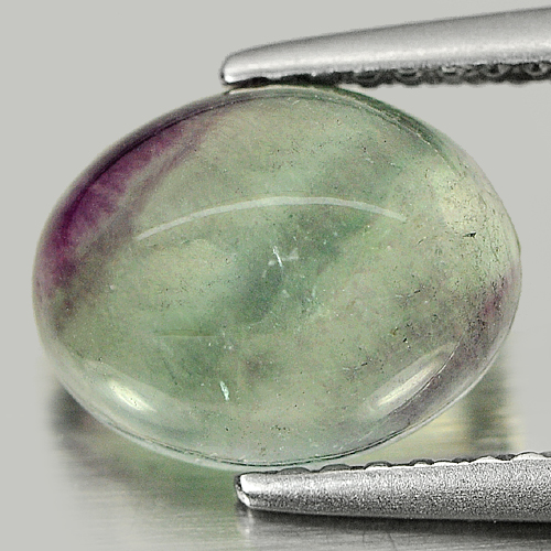 Oval Cabochon 2.74 Ct. Gemstone Natural Fluorite From Brazil
