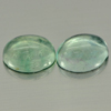 6.27 Ct. 2 Pcs. Oval Cabochon Natural Fluorite Unheated