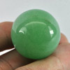 Unheated 117.29 Ct. Round Cabochon 26 Mm. Natural Gemstone Green Aventurine Unheated 117.29 Ct. Round Cabochon 26 Mm. Natural Gemstone Green Aventurine
