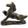 Unheated 297.36 Ct. Horse Carving Natural Gem Multi-Color Red Jasper Madagascar