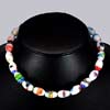 174.45 Ct. Natural Fancy Color Strand Bead Glass