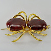 Charming 141.09 Ct. Spider Brooch Nickel Natural Purplish Red Ruby Charming 141.09 Ct. Spider Brooch Nickel Natural Purplish Red Ruby