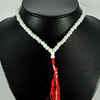 Unheated 147.88 Ct. Attractive Natural White Quartz  Beads Necklace Thailand