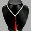 Unheated 168.00 Ct. Beauty Natural White Quartz  Beads Necklace