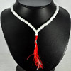 175.00 Ct. Interesting Natural White Quartz  Beads Necklace Thailand