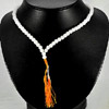 Unheated 175.00 Ct. Lively Natural White Quartz  Beads Necklace Thailand