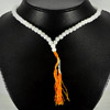 Unheated 175.00 Ct. Alluring Natural White Quartz  Beads Necklace