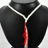 175.00 Ct. Charming Natural White Quartz  Beads Necklace Thailand