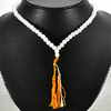 175.00 Ct. Attractive Natural White Quartz  Beads Necklace Thailand