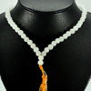 Unheated 366.81 Ct. Natural White Quartz Beads Necklace Unheated 366.81 Ct. Natural White Quartz Beads Necklace