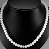 367.88 Ct. Childlike Natural White Quartz Beads Necklace Thailand 367.88 Ct. Childlike Natural White Quartz Beads Necklace Thailand